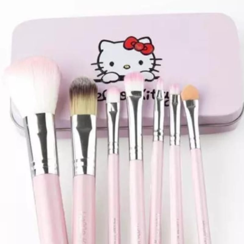 Makeup Brush Set, Pack Of 7(Hello Kity)🎀
