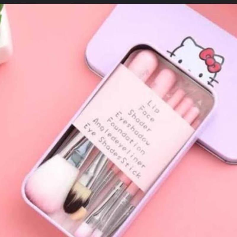 Makeup Brush Set, Pack Of 7(Hello Kity)🎀